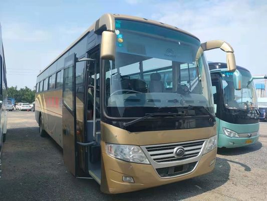 Los nuevos asientos de la llegada 54 2012 años utilizaron al conductor Steering No Accident del autobús ZK6112D Front Engine LHD de Yutong