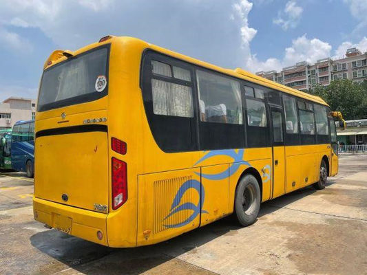 El motor usado de la parte posterior del autobús XMQ6110 de Kinglong utilizó al coche Bus Double Doors 50 chasis del saco hinchable del euro IV de los asientos