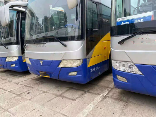 La marca usada del bus turístico utilizó el autobús de alta calidad 243kw del motor de la parte posterior del autobús 51seats Yuchai de Foton