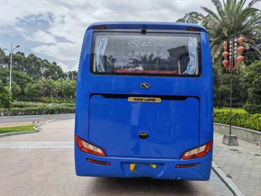 La marca usada Kinglong 35 del modelo XMQ6859 del bus turístico asienta el euro bajo III del kilómetro utilizó a Mini Coach