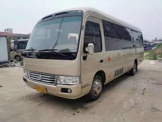 Los asientos XML6729J15 de 2019 años 28 utilizaron a Dragon Coaster Bus de oro, motor usado de Mini Bus Coaster Bus With Hino para el negocio
