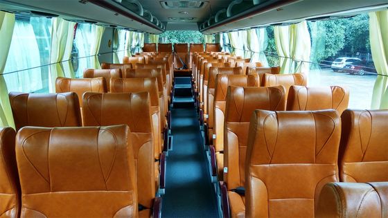 Dawoo 45 asienta el autobús usado conducción a la derecha manual diesel del pasajero del autobús del autobús con la condición del aire para África GDW6117