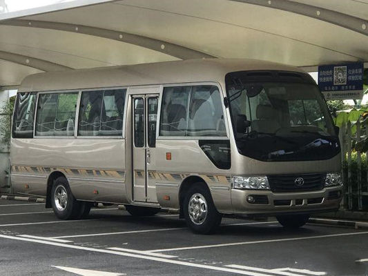 De oro blanco del práctico de costa de la segunda mano del autobús para el práctico de costa común de Negeria LHD Mini Bus Diesel Promition Price Toyota