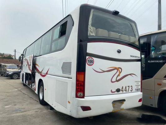 El coche usado usado Bus XMQ6129 de las puertas dobles de los asientos del autobús 53 de Kinglong salió de la dirección