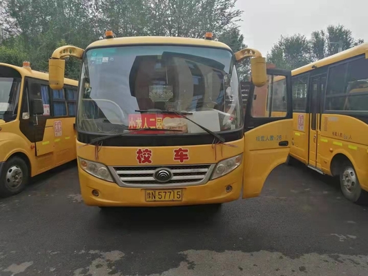 2014 años 26 Mini Bus usado los asientos YUTONG utilizaron el autobús escolar con Front Engine