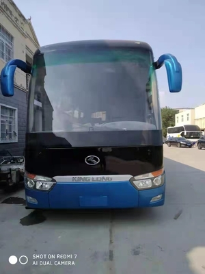 2014 el autobús usado XMQ6129 de Kinglong del año 55 asientos utilizó el motor diesel del acondicionador de Bus With Air del coche