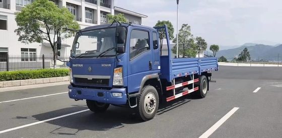 Camión del cargo del modo de la impulsión del camión 4x2 del cargo de la segunda mano HOWO 140HP