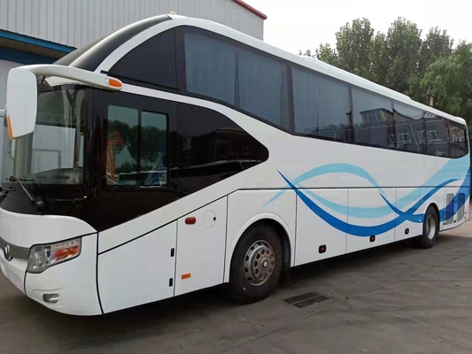 Asientos del autobús 55 de la mano ZK6127 Kinglong del diesel del autobús de Yutong los 2dos transportan al coche Used Rear Engine