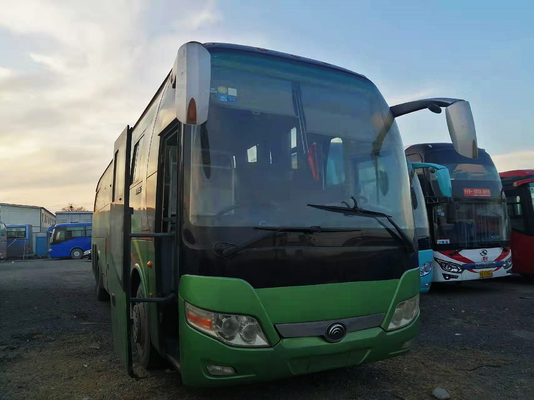 49 asientos 2014 puerta doble usada año Yutong del autobús Zk6110 utilizaron al coche Company Commuter Bus