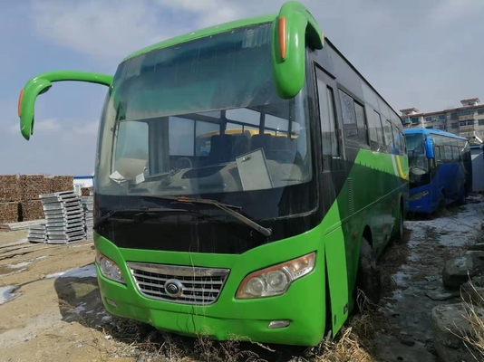 43 asientos 6932d utilizaron mano Front Engine Coach Bus del autobús 9300m m de Yutong la segundo