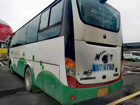 Motor de visita turístico de excursión de Yuchai del autobús del práctico de costa de la impulsión de la mano izquierda de los asientos de Yutong Mini Bus 35 del autobús ZK6908