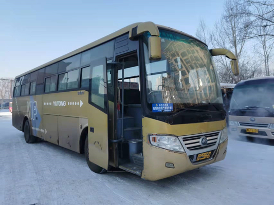 Autobús de acero del pasajero del chasis de Front Engine Used Yutong Bus 53seats con la condición del aire