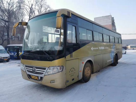 Autobús de acero del pasajero del chasis de Front Engine Used Yutong Bus 53seats con la condición del aire