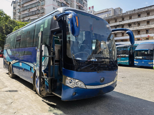 El autobús Yutong de Used ZK6938 del coche del pasajero 39seats de los asientos del autobús ocasiona dos puertas