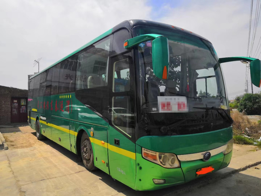 2019 la impulsión usada de Bus Left Hand del coche de Yutong del año 49 asientos transporta el autobús posterior del motor
