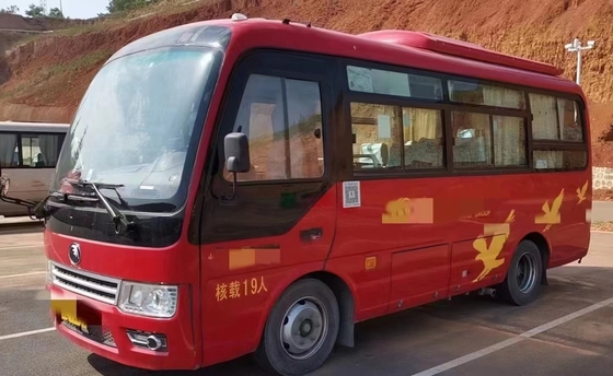 2017 árbol usado asientos del modelo ZK6609D Mini Bus Left Hand Drive Front Engine 2 del autobús de Yutong del año 19