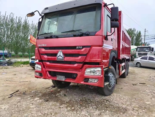 Conducción a la derecha del camión 6*4 8*4 de la mano de Howo Tipper Truck Used Dumper 371/375hp segundo chino