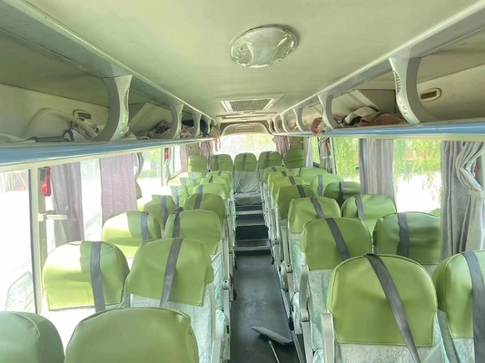 Bus turístico usado 147kw derecho de Yuchai del coche de la dirección del motor posterior del autobús ZK6809 35seats de Yutong